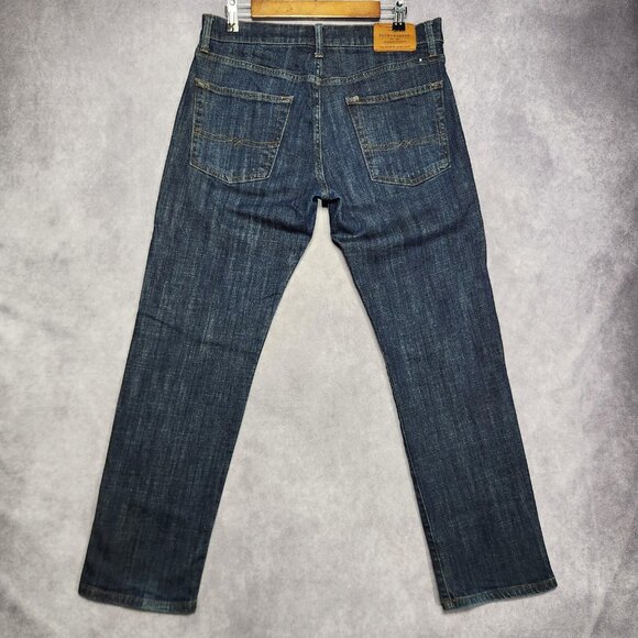 Lucky Brand 221 Jeans Mens 32x30 Straight Denim Stretch Casual Pants Dark Wash - Picture 3 of 16